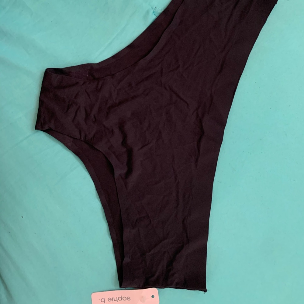 dark grey cheeky underwear